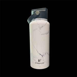 Hydraflow White Marble Water Bottle